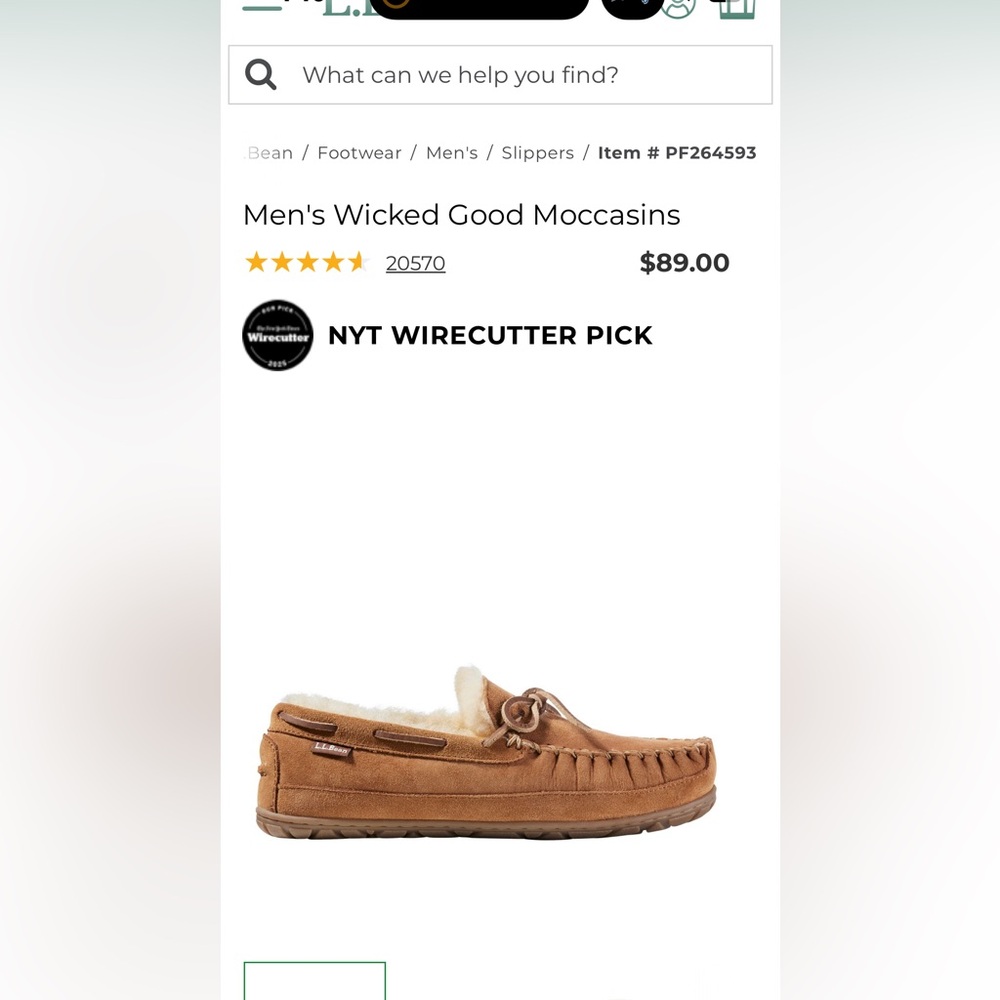 LL BEAN wicked good mocassins